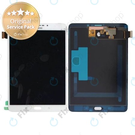 Samsung Galaxy Tab S2 8.0 LTE T715 - LCD Display + Touchscreen Front Glas (White) - GH97-17679B Genuine Service Pack