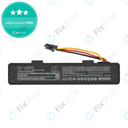 Batterie für Xiaomi VIOMI V3, Mijia 2, Mi Robot Vacuum Mop P, 2600mAh, Li-Ion, 14.4V, MH1-4S1P-SC, HQ