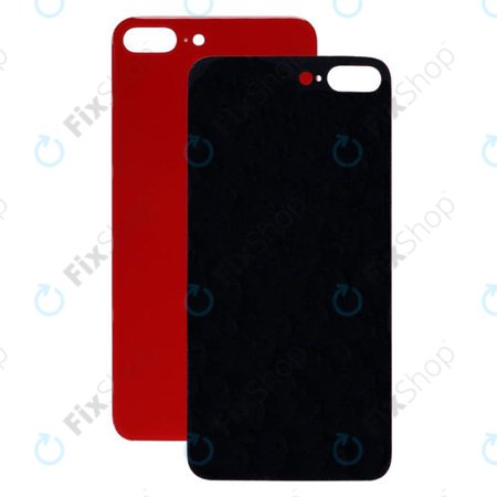 Apple iPhone 8 Plus - Backcover Glas (Red)