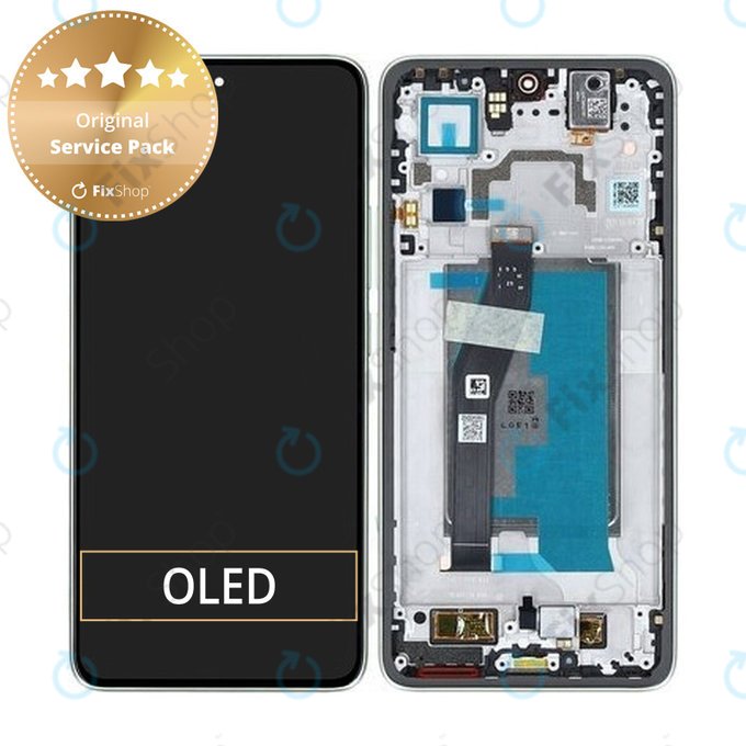 Xiaomi 14T - LCD Display + Touchscreen Front Glas + Rahmen (Lemon Green) - 5600060N12A00 Genuine Service Pack