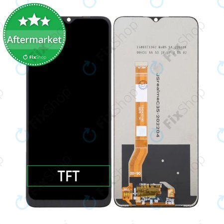 Realme C35 - LCD Display + Touchscreen Front Glas TFT