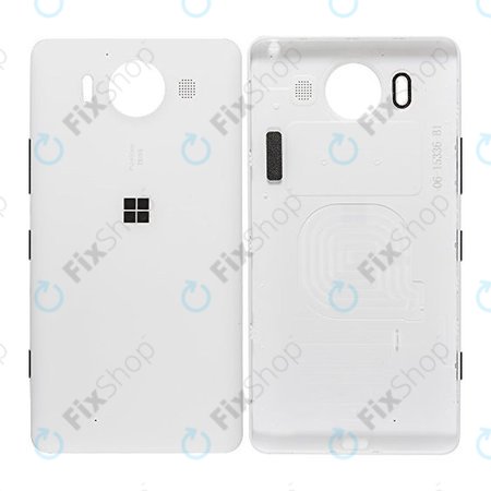 Microsoft Lumia 950, 950 LTE, 950 Dual SIM – Akkudeckel (weiß) – 00814D8