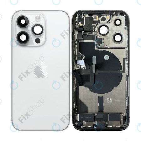 Apple iPhone 14 Pro - Backcover mit Kleinteilen (Silver)