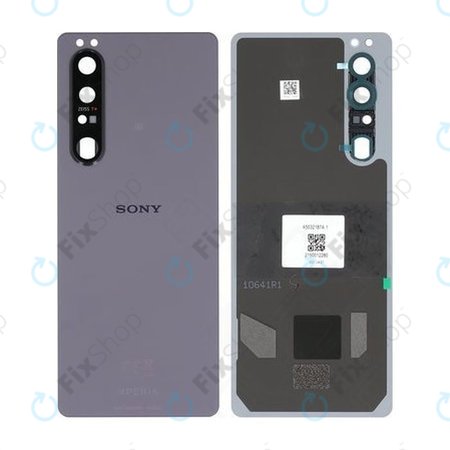 Sony Xperia 1 III - Akkudeckel (Purple) - A5032187A Genuine Service Pack