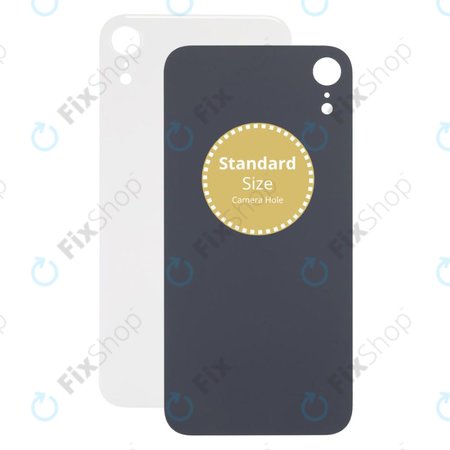 Apple iPhone XR - Backcover Glas (White)
