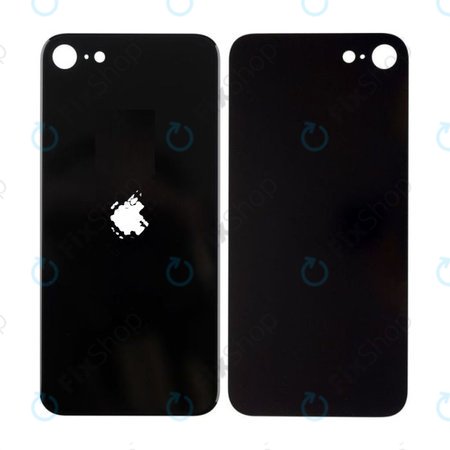 Apple iPhone SE (2nd Gen 2020) - Backcover Glas (Black)