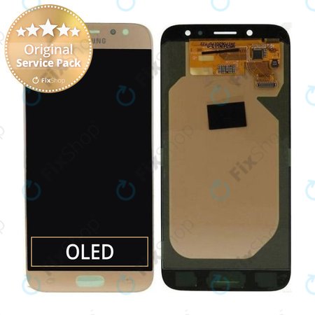 Samsung Galaxy J7 J730F (2017) - LCD Display + Touchscreen Front Glas (Gold) - GH97-20736C, GH97-20801C Genuine Service Pack