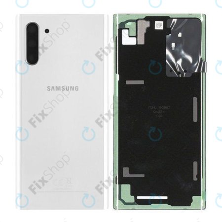 Samsung Galaxy Note 10 - Akkudeckel (Aura White) - GH82-20528B Genuine Service Pack