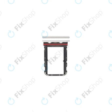 Xiaomi Mi Note 10, Xiaomi Mi Note 10 Pro - SIM Steckplatz Slot (Glacier White) - 48200000043W Genuine Service Pack