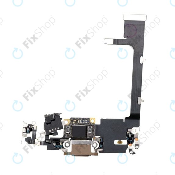 Apple iPhone 11 Pro Max - Ladestecker Ladebuchse + Flex Kabel (Gold)