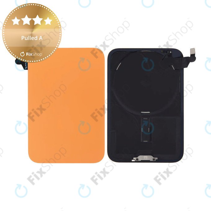 Glas der Rückabdeckung für iPhone 17 Pro Max, Orange, Pulled A