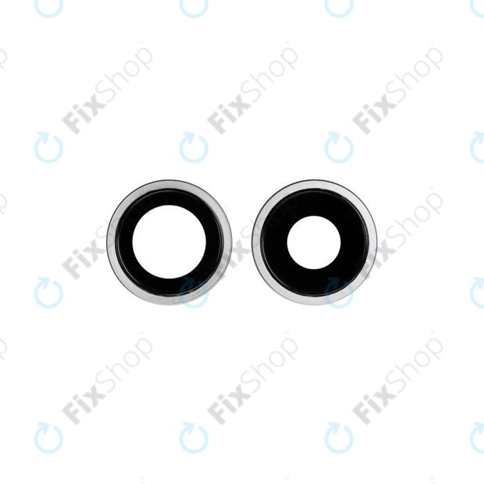 Apple iPhone 11 - Rückfahrkameraglas mit Rahmen (White) - 2Stk.