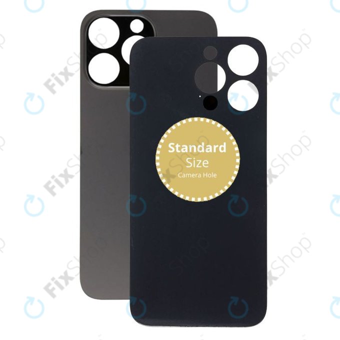 Apple iPhone 14 Pro Max - Backcover Glas (Space Black)