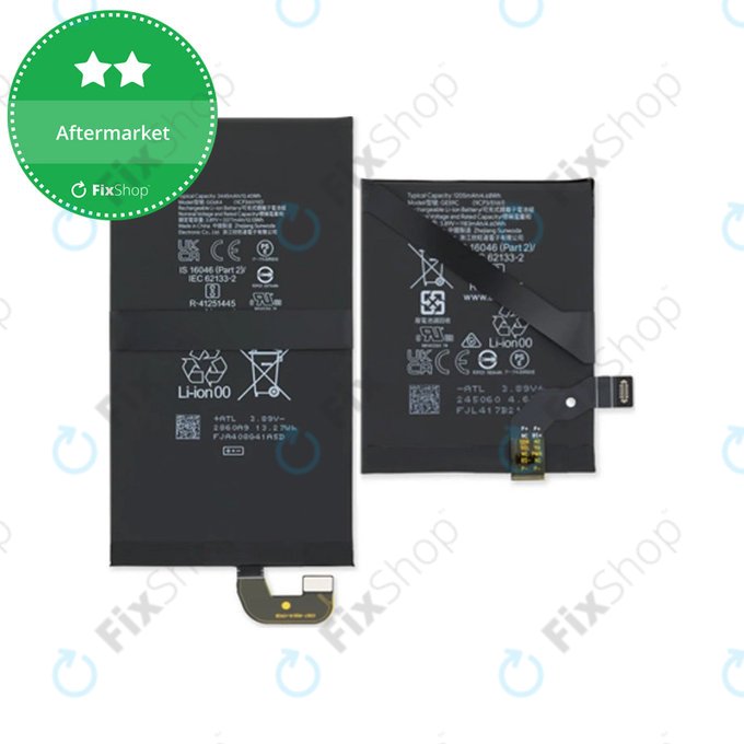 Google Pixel 9 Pro Fold - Akku Batterie G06KA, GE59C 4650mAh (2Stk.)