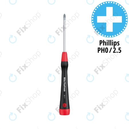 Wiha PicoFinish® 261P - Präzisionsschraubendreher - Phillips PH0 (2,5 mm)