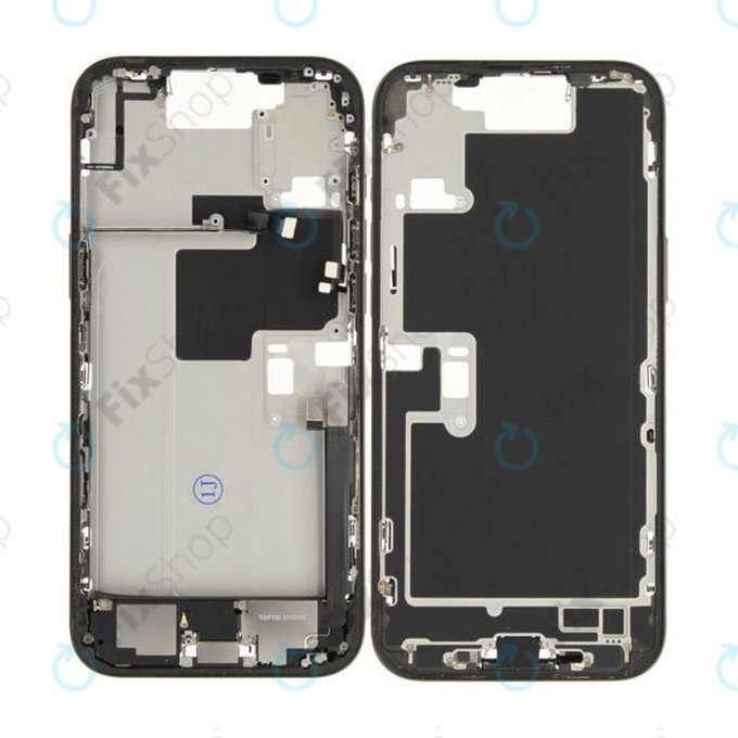 Apple iPhone 16 Pro Max - Mittelrahmen + Ein-/Ausschalter + Lautstärketasten (Black Titanium)