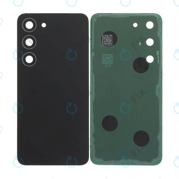 Samsung Galaxy S23 S911B - Akkudeckel Komplett (Phantom Black)