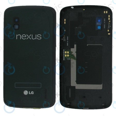 LG Nexus 4 E960 - Akkudeckel (Schwarz) - ACQ86231209