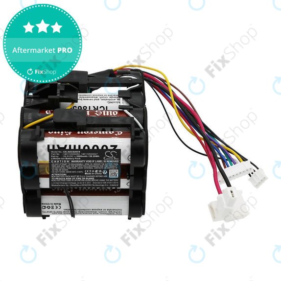 Akku batterie für AEG CX-8, Electrolux EUP82, 2000mAh, Li-Ion, 29.6V, 140112530252, HQ