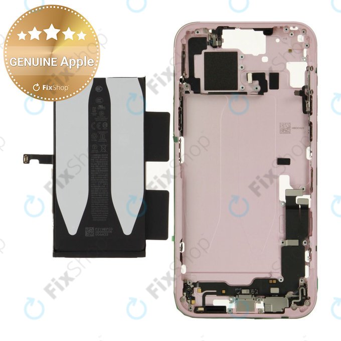 Mittelrahmen mit Batterie für iPhone 15 Plus | Pink | ZD076-00675 | Genuine Apple
