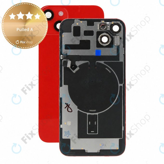 Glas der Rückabdeckung für iPhone 14 Plus, (PRODUCT)RED, Pulled A