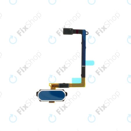 Samsung Galaxy S6 G920F - Home Buttons + Flex Kabel (Blue Topaz) - GH96-08166D Genuine Service Pack