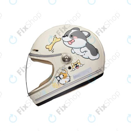 Kinderhelm für E-Scooter und Fahrrad (46–52 cm) (Dog)