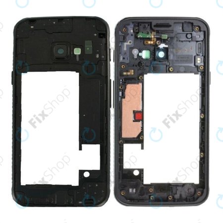 Samsung Galaxy Xcover 4 G390F - Mittlerer Rahmen + Kameraglas - GH98-41218A Genuine Service Pack