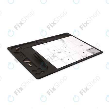 SBS - Magnetische Pro-Matte für Schrauben und Kleinteile 4in1, Schwarz