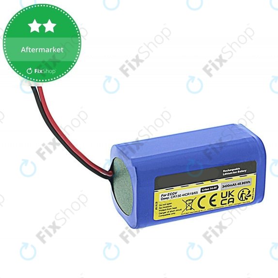 Ecovacs Deebot CEN-series, CR-series, N79-series, X500-series - Akku Batterie 4ICR19/65 Li-Ion 14.8V 3400mAh