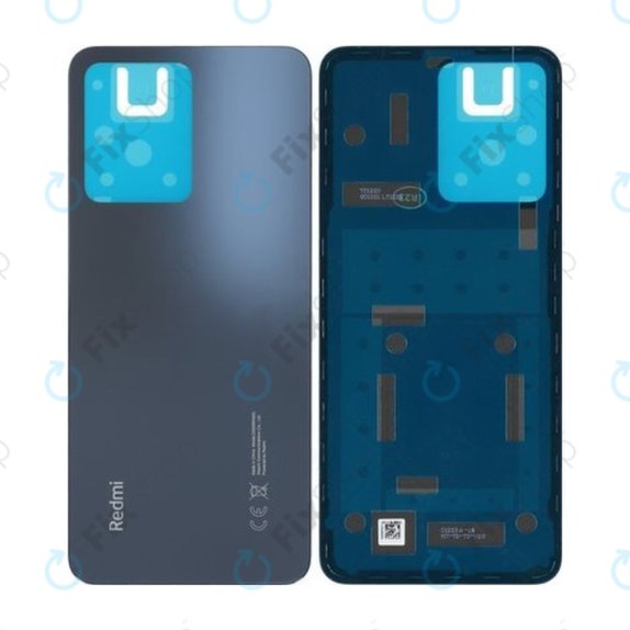 Xiaomi Redmi Note 12 23021RAAEG 23021RAA2Y - Akkudeckel (Onyx Grey) - 1610111001048A Genuine Service Pack