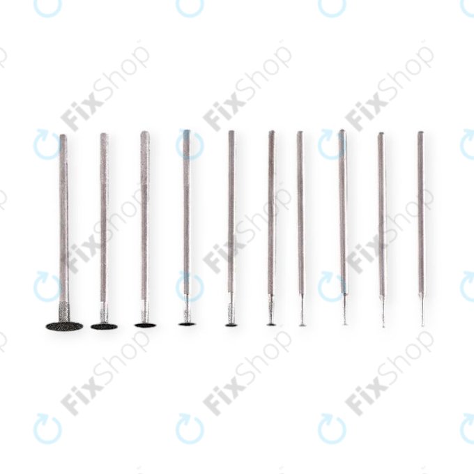Set ultradünner Schleifspitzen 2,35 mm - 10Stk.