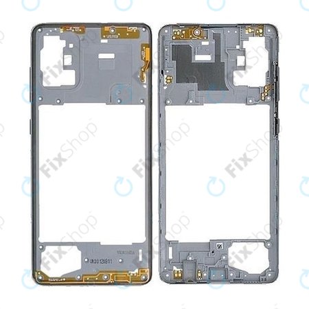 Samsung Galaxy A71 A715F - Mittlerer Rahmen (Prism Crush Silver) - GH98-44756B Genuine Service Pack