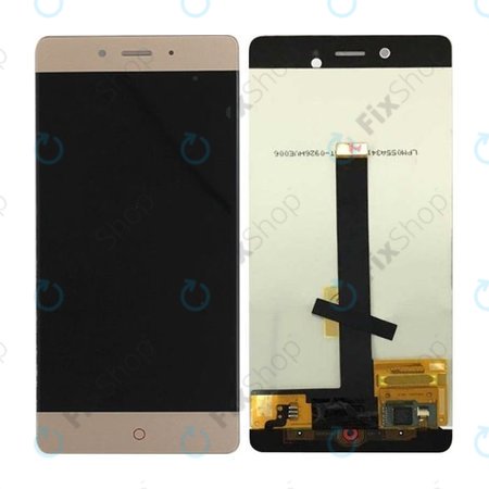Nubia Z11 - LCD Display + Touchscreen Front Glas (Gold) TFT