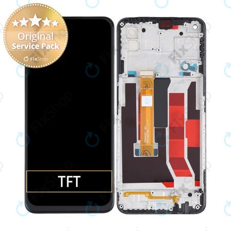 Oppo A72 - LCD Display + Touchscreen Front Glas + Rahmen - REF-OPPOA7201 Genuine Service Pack