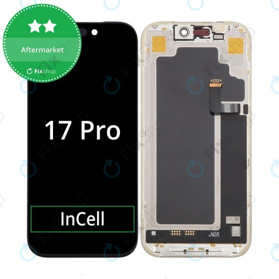 Display In-Cell HD+ für iPhone 17 Pro, Touchscreen-Glas mit Rahmen