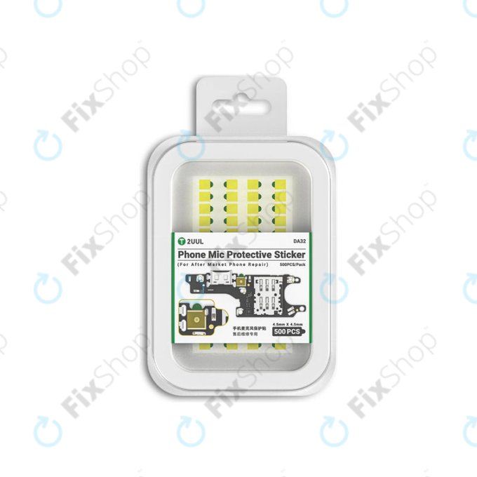 Schutzaufkleber für Telefon-Mikrofone, 2UUL DA32, 500 Stk./Packung
