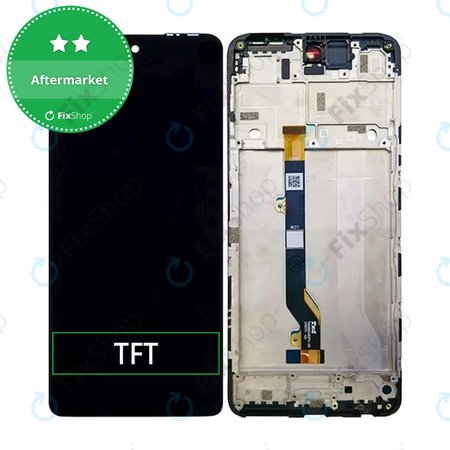 Infinix Hot 30 X6831 - LCD Display + Touchscreen Front Glas + Rahmen (Racing Black) TFT