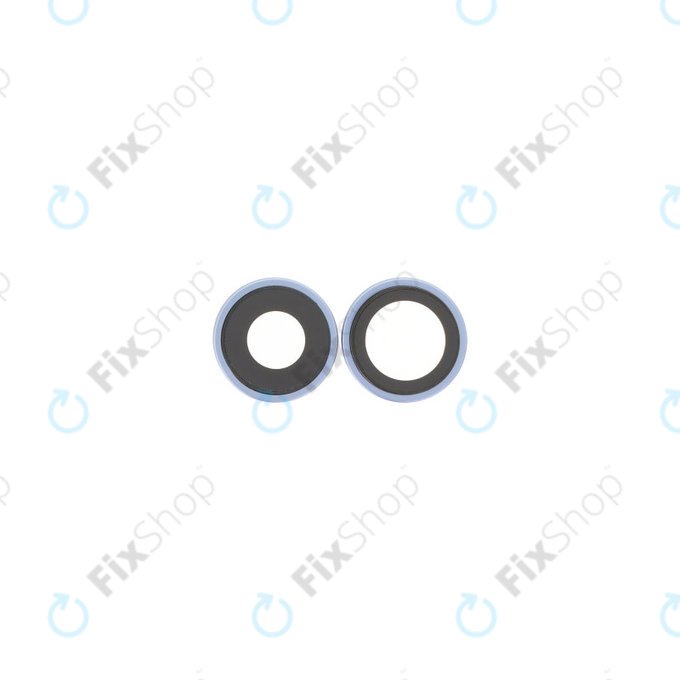 Apple iPhone 17 - Rückfahrkameraglas mit Rahmen (Mist Blue) - 2Stk.