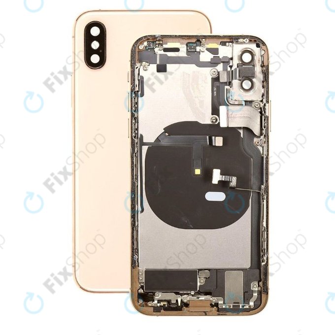 Apple iPhone XS - Backcover/Kleinteilen (Gold)