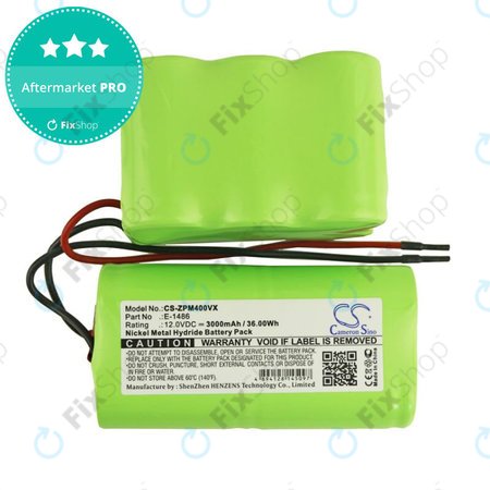 Akku batterie für Zepter PWC 400 Turbohandy, 3000mAh, Ni-MH, 12V, E-1486, HQ