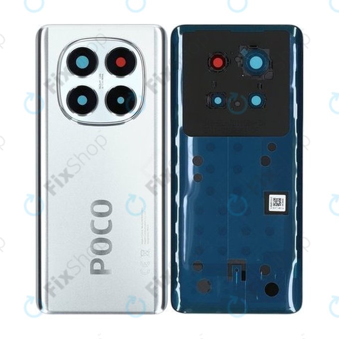 Xiaomi Poco X7 24095PCADG - Akkudeckel (Silver) - 5600060O16P00 Genuine Service Pack