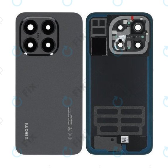 Akkudeckel für Xiaomi 15T 5G, Black, 5600090O12A00, Genuine Service Pack