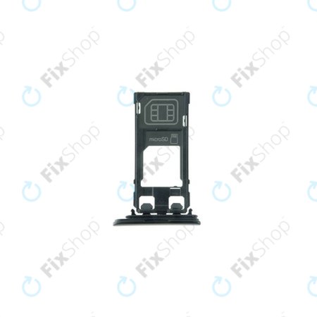 Sony Xperia XZ F8331 - SIM Steckplatz Slot (Mineral black) - 1304-9102 Genuine Service Pack