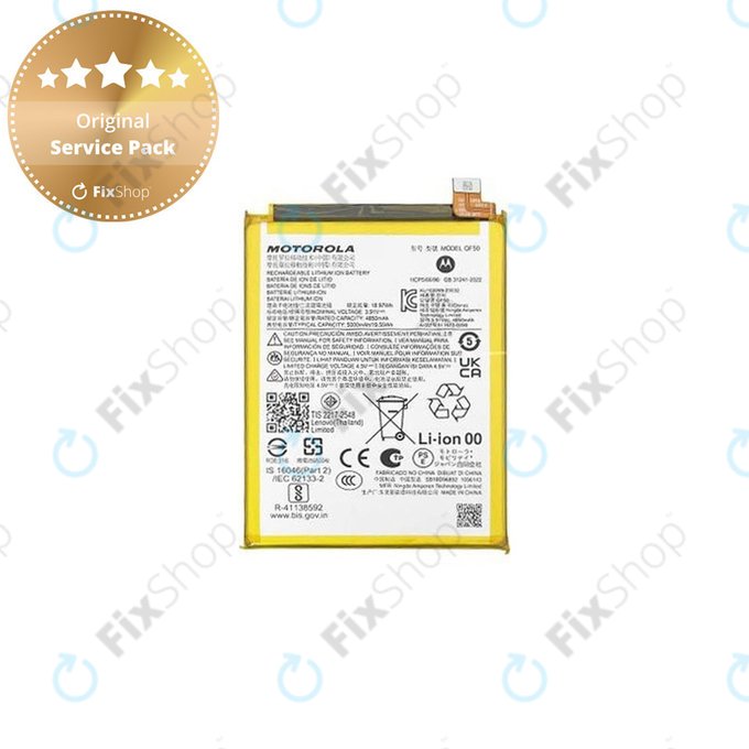 Motorola Moto G04, G24, G34 - Akku Batterie QF50 5000mAh - SB18E20083 Genuine Service Pack