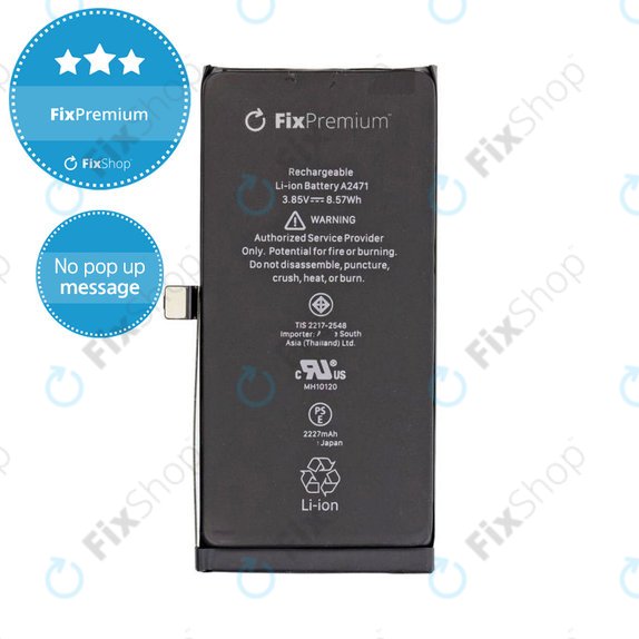 Akku Batterie für iPhone 12 Mini, 2227mAh, DIAGNOSTIC