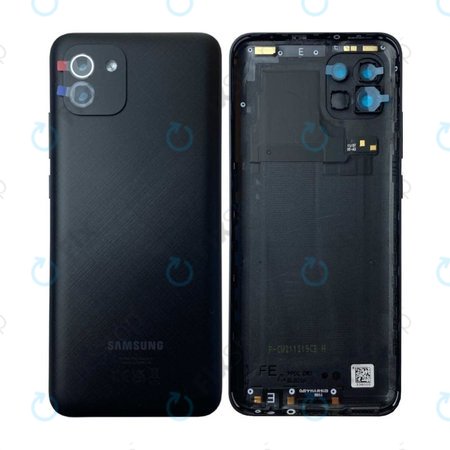 Samsung Galaxy A03 A035G - Battery Cover (Black) - GH81-21661A Genuine Service Pack