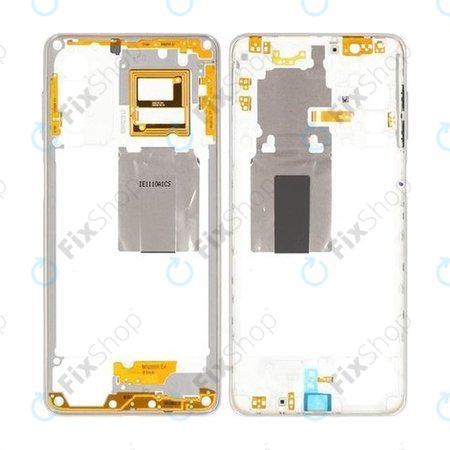 Samsung Galaxy M52 5G M526B - Mittlerer Rahmen (White) - 46916C Genuine Service Pack