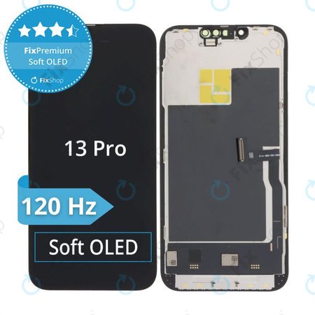 Apple iPhone 13 Pro - LCD Display + Touchscreen Front Glas + Rahmen Soft OLED FixPremium 120Hz