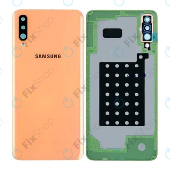 Samsung Galaxy A70 A705F - Akkudeckel (Koralle) - GH82-19796D, GH82-19467D Genuine Service Pack